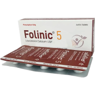 Folinic 5 mg Tablet 10's Strip image
