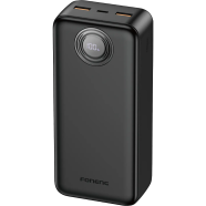 Foneng (PX103) 30000mah 22.5w With 3 Outputs Power Bank - Black image