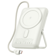 Foneng (PX119) 10000mAh Magnetic Wireless Power Bank with Built-in Cables (22.5W)