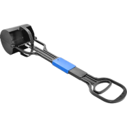 Foodie Puppies Large Size Foldable Pet Pooper Scooper Long Handle Poop Scoop Dog Sanitary Waste Pickup Removal Suitable for Any Dogs image