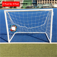 Football Goal Post 2 Feet BY 3 Feet Net 1 Pcs image
