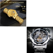 Forsining Luxury Automatic Tourbillon Diamond Outdoor Mens Mechanical Watch image