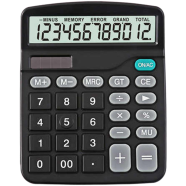 Foska Calculadora 12 Digit Solar Power And Battery Office Calculator - CA3212-7