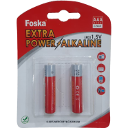 Foska Extra Power Alkaline Battery 1.5V 2 pcs image
