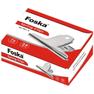 Foska Office Metal Nickle Spring Clip - 75mm image