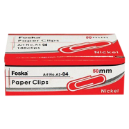 Foska Paper Clip 50mm - 100 Pcs - AS-04