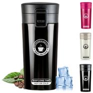 Frabble 8 Double Wall 300ML Vacuum Insulated Stainless Steel Tea Coffee Mug Thermos Flask Travel Mug - Tumbler with Flip Lid Mesh Filter Hot and Cold for 6 Hours icon
