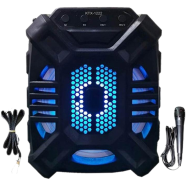Free Microphone KTX-1222 Portable Wireless Speaker MicroSD Card Pendrive FM Supported Big Bass - Bluetooth Speaker image