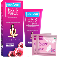 Freedom Hair Removal Cream 25 gm (Buy 1 Get 2 Pcs Cotton 2 Pads FREE) image