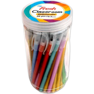 Fresh Classroom Ball Point Pen Black Ink-36 Pcs image