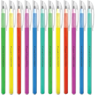 Fresh Classroom Ball Point Pen Black Ink-12 Pcs image