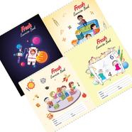Fresh Math Margin Khata (Kids Standard) - Stapler Binding - 124 Page (12 Pcs Set - Any Design)