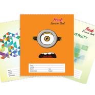 Fresh Math Margin Khata (Standard Large) - Stapler Binding - 204 Page (12 Pcs Set - Any Design)