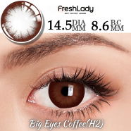Freshlady Coffee Color Contact Lenses image