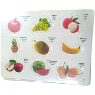 Fruit Puzzle Board, Which Is An Educational Toy For Children image