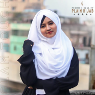 Full Coverage Plain Hijab - Diamond Georgette image