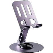 Full Metal Folding 360 ° Rotating Desktop Mobile Phone Holder Stand image