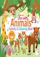 Fun with Animals Activity and Colouring book image