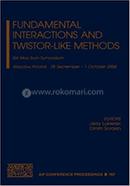 Fundamental Interactions and Twistor-like Methods image