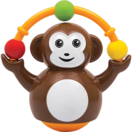 Funskool Giggles Push N Crawl Monkey