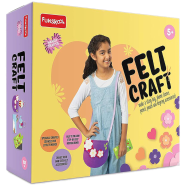 Funskool Handycrafts Felt Craft Art and Craft Kit Makebags Phone Sleeve Pencil Pouch keyrings For Kids image