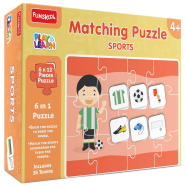 Funskool Matching Puzzle Sports 4Plus (9556400) image