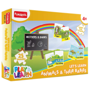 Funskool PAndL Animals And their Babies Puzzle image