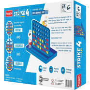 Funskool Travel Strike 4 Classic Disc Dropping Connect Game for Kids image