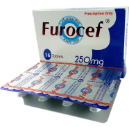 Furocef 250 mg Tablet 8's Strip image