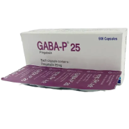 GABA-P 25 mg Capsule 6's strip image