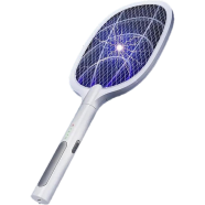 GECKO High-Quality Mosquito Killer Electric Bat with Torch 400mAh Battery image