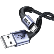 GEEOO DC20M 3A Micro Fast Charging Short Cable image