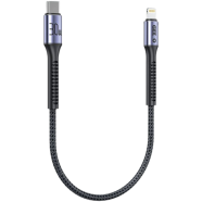 GEEOO DC22 30W Fast Charging Short (PD-L) Data Cable image