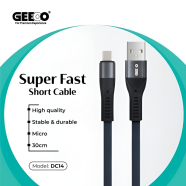 GEEOO DC 14 3A Micro USB Short Cable image
