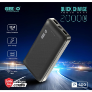 GEEOO P500 Quick Charge Power Bank 20000mAh | Dual USB Output | Type-C image