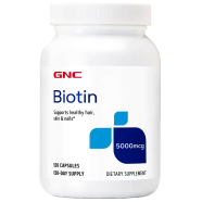 GNC Biotin 5000 mcg – 120 Capsules image
