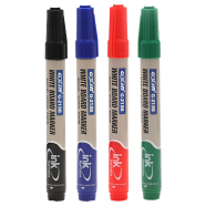 GXIN White Board Marker Refillable - 4 Pcs Multicolor Ink - G-213B