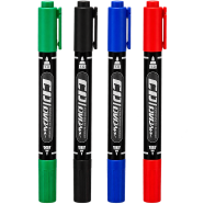 GXin CD/DVD Waterproof Permanent Marker 2in1 Pen Set