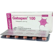 Gabapen 100 mg Tablet 10's Strip image