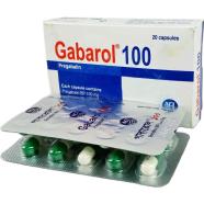 Gabarol 100mg Capsule 10's Strip image