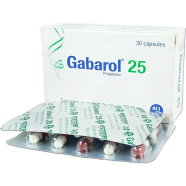 Gabarol 25 mg Capsule 10's Strip image