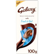 Galaxy Milk Chocolate With Fruit And Nut 100gm image