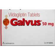 Galvus 50 mg Tablet 14's Strip image