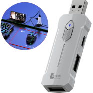 Gamwing X8 Professional Gaming Handle Keyboard Mouse Converter Adaptor Set with Smart Recoil Control for Android Mobile Phone image