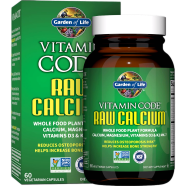 Garden Of Life Raw Calcium Supplement With Magnesium K2 D3 C And Probiotics – 60 Capsules image