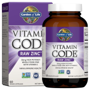 Garden Of Life Zinc Supplements 30mg High Potency Raw Zinc And Vitamin C - 60 Capsules -523203448 image