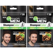 Gariner Men Shampoo 10ml Plus 10ml Shade 3 Brown Black image