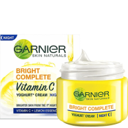 Garnier Bright Complete Vitamin C Yoghurt Night Cream- 40g image