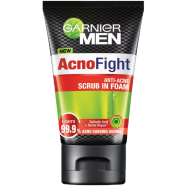 Garnier Men Acno Fight Anti Acne Scrub in Foam 100 ml image