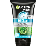 Garnier Men Oil Clear Deep Cleansing Clay D Tox Icy Face Wash Oil Free Feel 100gm image